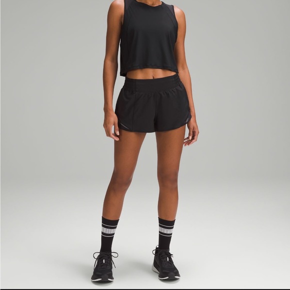 Like New Lululemon Hotty Hot Lined Shorts in Black, Size 10. - Picture 2 of 12